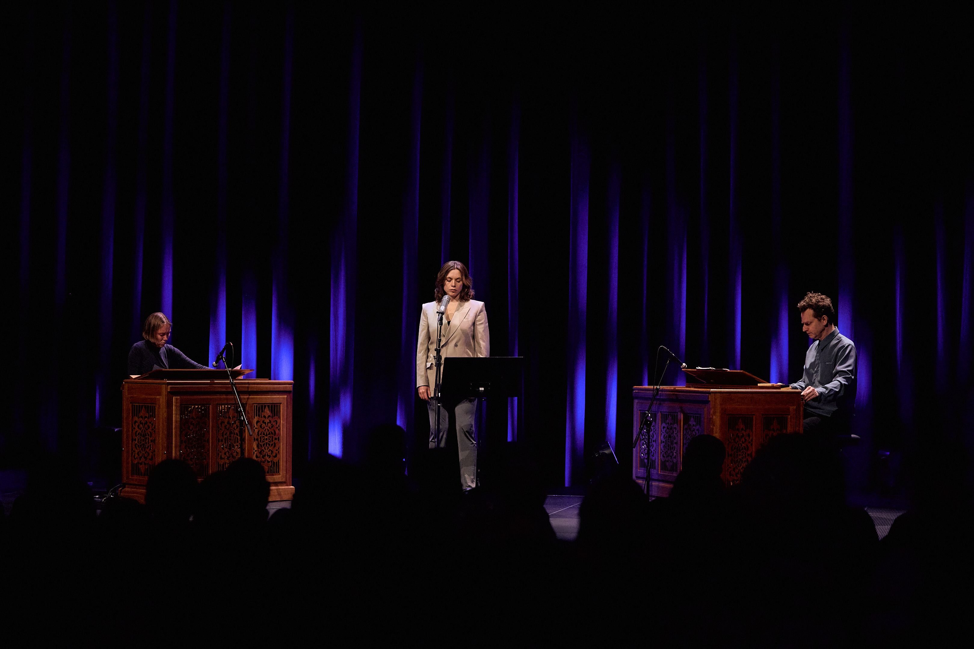 Ellen Arkbro, Hanne Lippard, Hampus Lindwall; Photo: Courtesy of MUNCH © Helge Brekke 