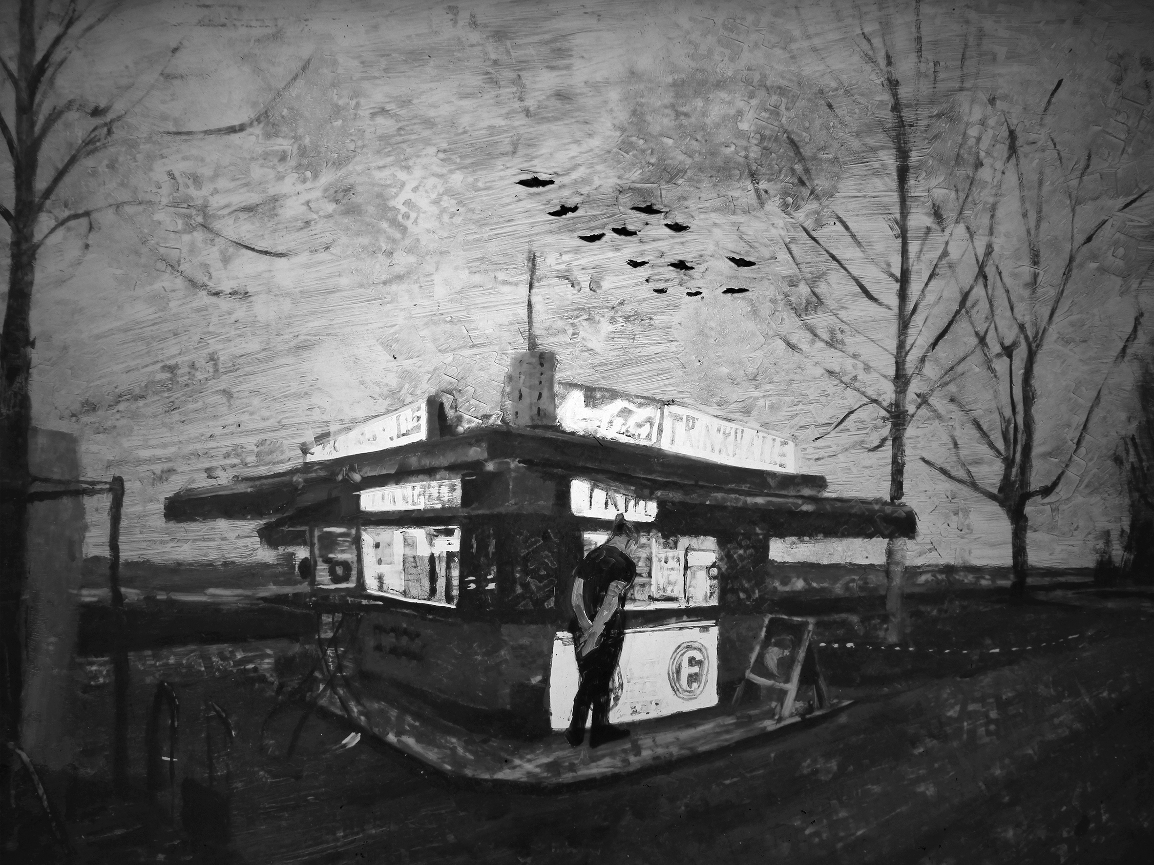 Felix Reinecker: Ziehende Vögel, 2021